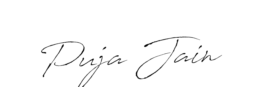 Also we have Puja Jain name is the best signature style. Create professional handwritten signature collection using Antro_Vectra autograph style. Puja Jain signature style 6 images and pictures png