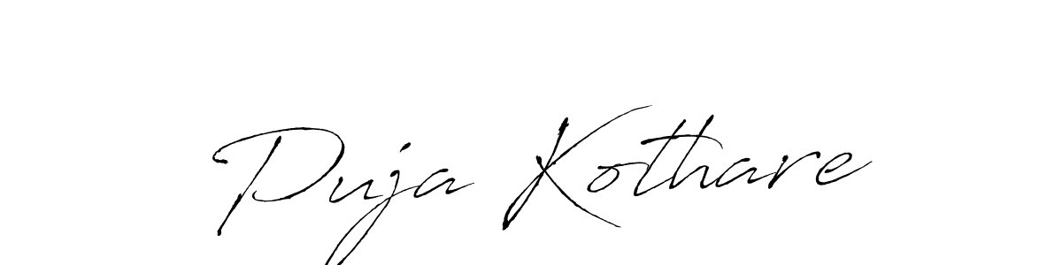 Also You can easily find your signature by using the search form. We will create Puja Kothare name handwritten signature images for you free of cost using Antro_Vectra sign style. Puja Kothare signature style 6 images and pictures png