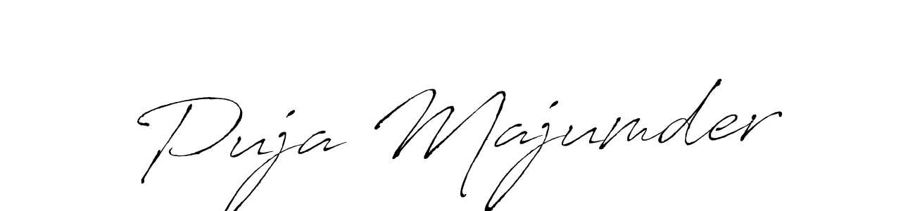 Also we have Puja Majumder name is the best signature style. Create professional handwritten signature collection using Antro_Vectra autograph style. Puja Majumder signature style 6 images and pictures png