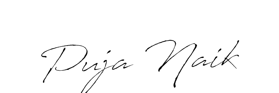 Puja Naik stylish signature style. Best Handwritten Sign (Antro_Vectra) for my name. Handwritten Signature Collection Ideas for my name Puja Naik. Puja Naik signature style 6 images and pictures png