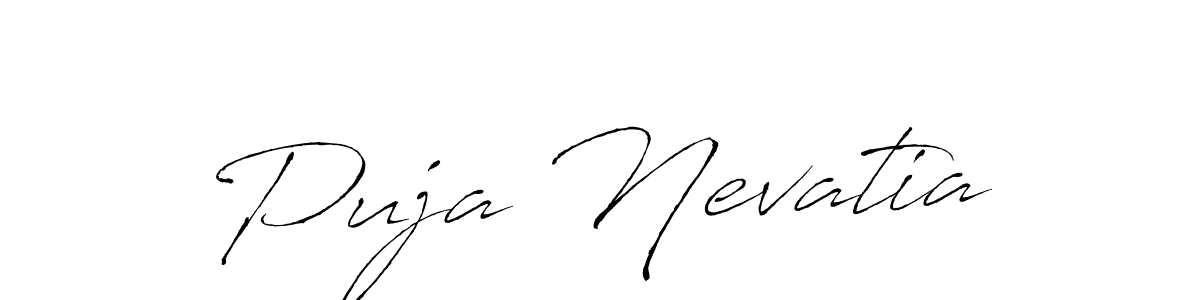 How to make Puja Nevatia signature? Antro_Vectra is a professional autograph style. Create handwritten signature for Puja Nevatia name. Puja Nevatia signature style 6 images and pictures png