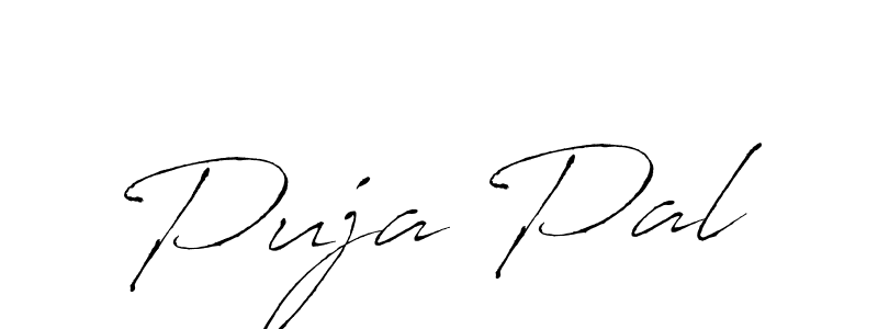 Make a beautiful signature design for name Puja Pal. With this signature (Antro_Vectra) style, you can create a handwritten signature for free. Puja Pal signature style 6 images and pictures png