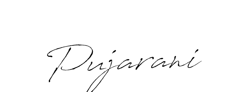 Make a beautiful signature design for name Pujarani. With this signature (Antro_Vectra) style, you can create a handwritten signature for free. Pujarani signature style 6 images and pictures png