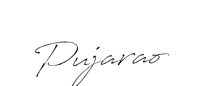 Antro_Vectra is a professional signature style that is perfect for those who want to add a touch of class to their signature. It is also a great choice for those who want to make their signature more unique. Get Pujarao name to fancy signature for free. Pujarao signature style 6 images and pictures png