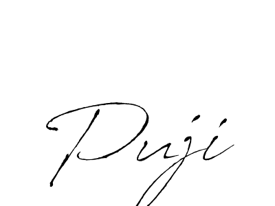 How to Draw Puji signature style? Antro_Vectra is a latest design signature styles for name Puji. Puji signature style 6 images and pictures png