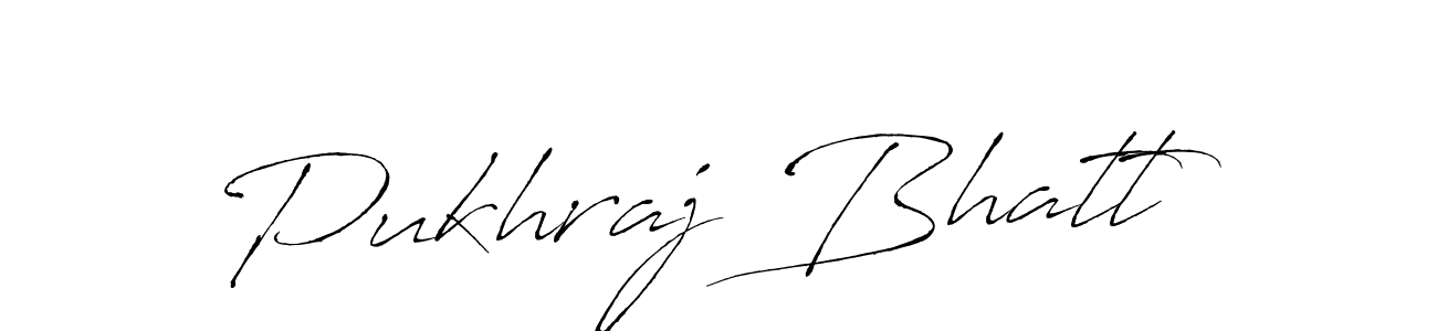 How to make Pukhraj Bhatt signature? Antro_Vectra is a professional autograph style. Create handwritten signature for Pukhraj Bhatt name. Pukhraj Bhatt signature style 6 images and pictures png