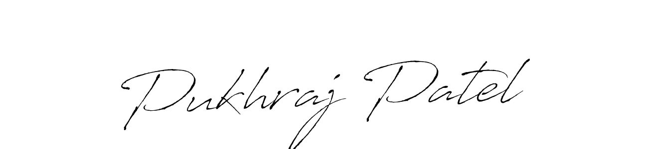 Make a beautiful signature design for name Pukhraj Patel. With this signature (Antro_Vectra) style, you can create a handwritten signature for free. Pukhraj Patel signature style 6 images and pictures png