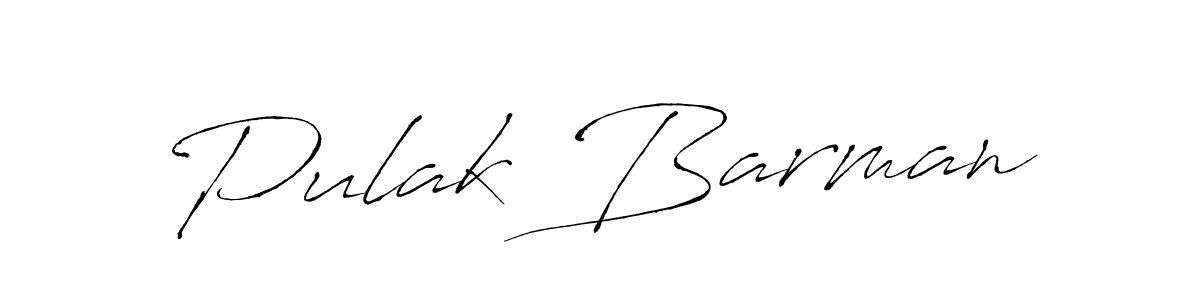 Design your own signature with our free online signature maker. With this signature software, you can create a handwritten (Antro_Vectra) signature for name Pulak Barman. Pulak Barman signature style 6 images and pictures png