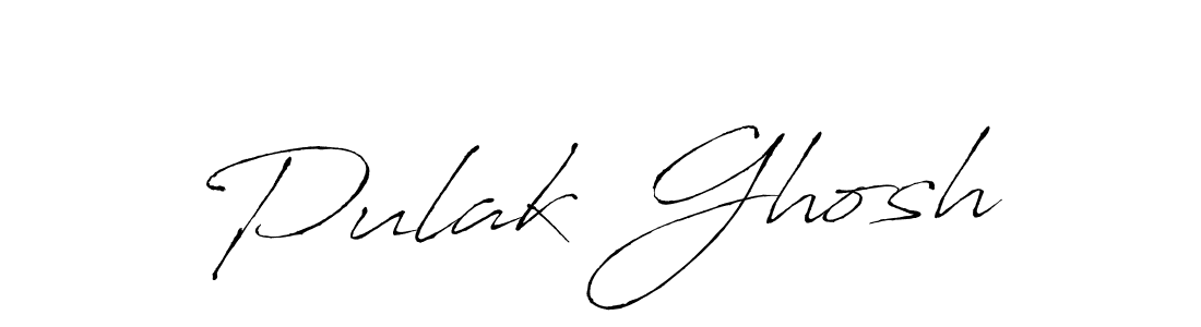 Pulak Ghosh stylish signature style. Best Handwritten Sign (Antro_Vectra) for my name. Handwritten Signature Collection Ideas for my name Pulak Ghosh. Pulak Ghosh signature style 6 images and pictures png