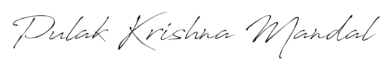 You should practise on your own different ways (Antro_Vectra) to write your name (Pulak Krishna Mandal) in signature. Don't let someone else do it for you. Pulak Krishna Mandal signature style 6 images and pictures png