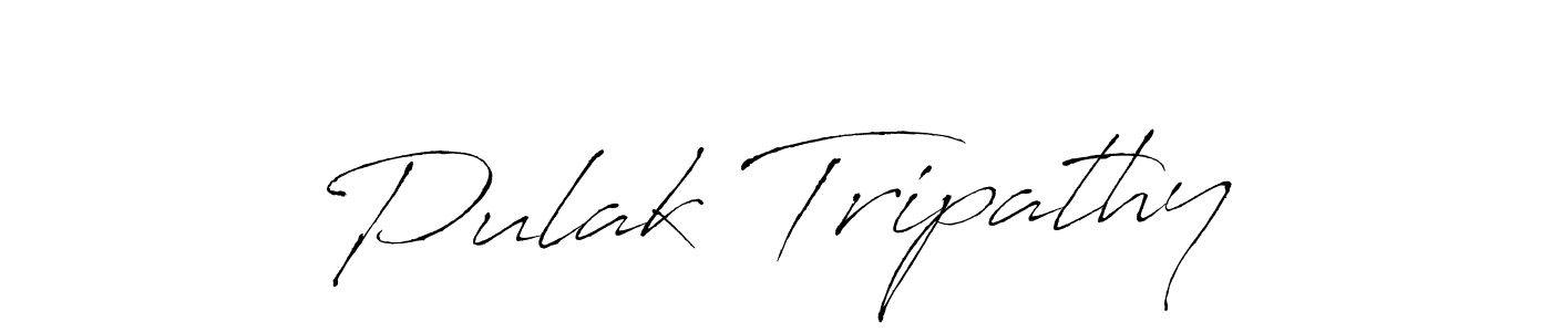 How to make Pulak Tripathy signature? Antro_Vectra is a professional autograph style. Create handwritten signature for Pulak Tripathy name. Pulak Tripathy signature style 6 images and pictures png