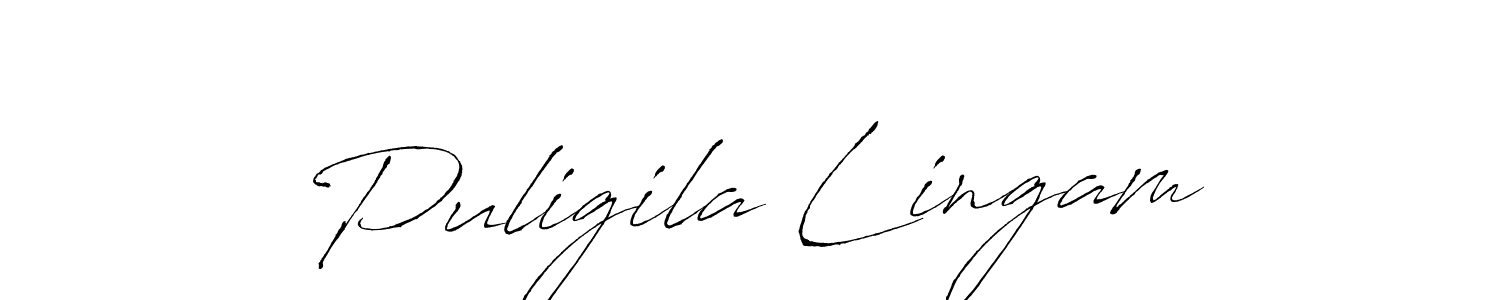 How to make Puligila Lingam signature? Antro_Vectra is a professional autograph style. Create handwritten signature for Puligila Lingam name. Puligila Lingam signature style 6 images and pictures png