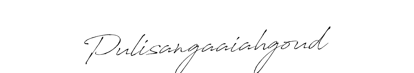 Use a signature maker to create a handwritten signature online. With this signature software, you can design (Antro_Vectra) your own signature for name Pulisangaaiahgoud. Pulisangaaiahgoud signature style 6 images and pictures png