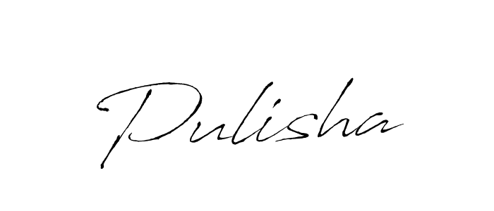 Create a beautiful signature design for name Pulisha. With this signature (Antro_Vectra) fonts, you can make a handwritten signature for free. Pulisha signature style 6 images and pictures png