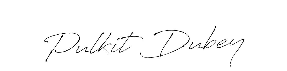 How to make Pulkit Dubey name signature. Use Antro_Vectra style for creating short signs online. This is the latest handwritten sign. Pulkit Dubey signature style 6 images and pictures png