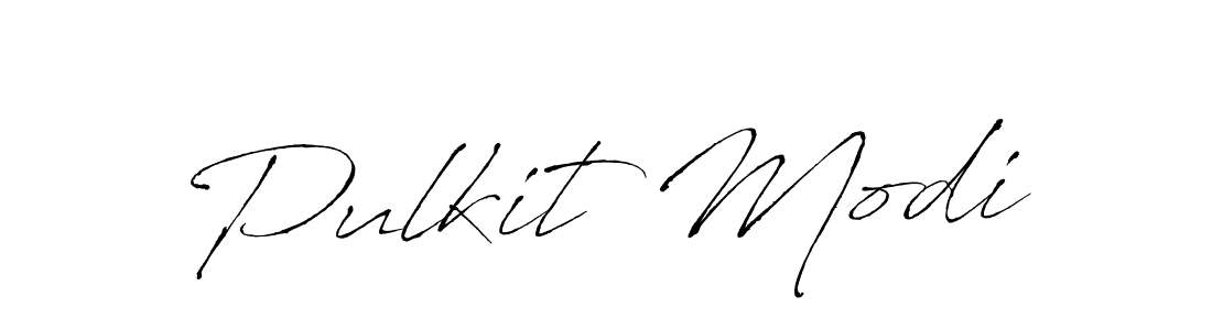 How to make Pulkit Modi name signature. Use Antro_Vectra style for creating short signs online. This is the latest handwritten sign. Pulkit Modi signature style 6 images and pictures png