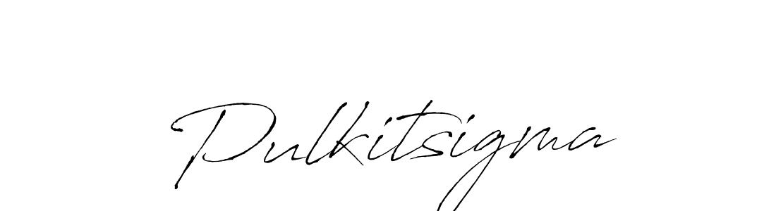 Antro_Vectra is a professional signature style that is perfect for those who want to add a touch of class to their signature. It is also a great choice for those who want to make their signature more unique. Get Pulkitsigma name to fancy signature for free. Pulkitsigma signature style 6 images and pictures png