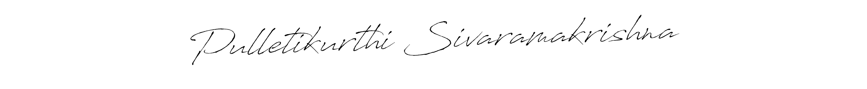 Make a beautiful signature design for name Pulletikurthi Sivaramakrishna. Use this online signature maker to create a handwritten signature for free. Pulletikurthi Sivaramakrishna signature style 6 images and pictures png