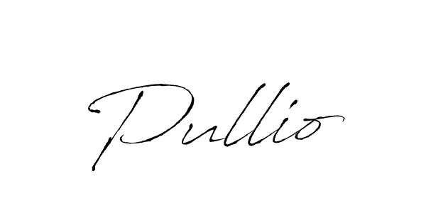 Pullio stylish signature style. Best Handwritten Sign (Antro_Vectra) for my name. Handwritten Signature Collection Ideas for my name Pullio. Pullio signature style 6 images and pictures png