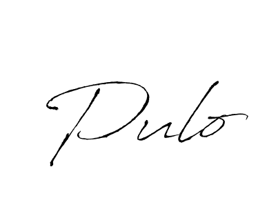 You should practise on your own different ways (Antro_Vectra) to write your name (Pulo) in signature. don't let someone else do it for you. Pulo signature style 6 images and pictures png