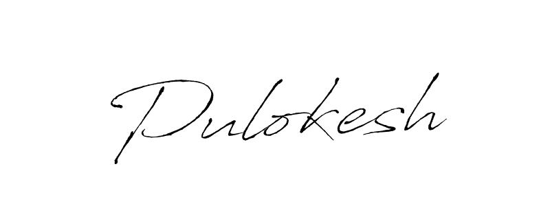 Create a beautiful signature design for name Pulokesh. With this signature (Antro_Vectra) fonts, you can make a handwritten signature for free. Pulokesh signature style 6 images and pictures png