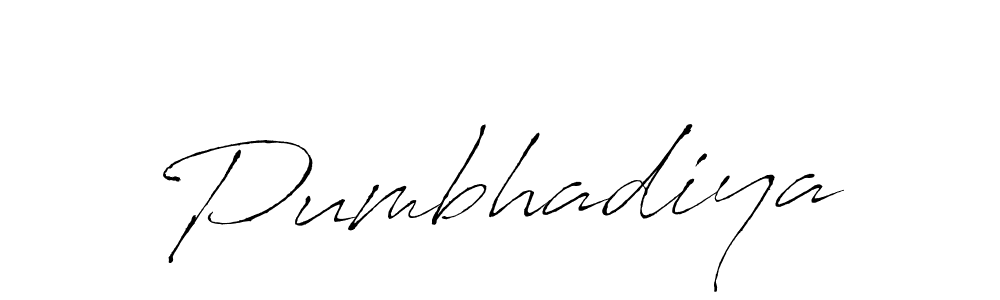 Pumbhadiya stylish signature style. Best Handwritten Sign (Antro_Vectra) for my name. Handwritten Signature Collection Ideas for my name Pumbhadiya. Pumbhadiya signature style 6 images and pictures png