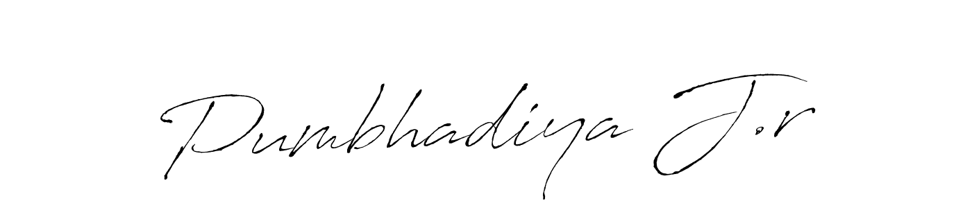 This is the best signature style for the Pumbhadiya J.r name. Also you like these signature font (Antro_Vectra). Mix name signature. Pumbhadiya J.r signature style 6 images and pictures png