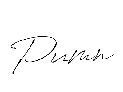 Also we have Pumn name is the best signature style. Create professional handwritten signature collection using Antro_Vectra autograph style. Pumn signature style 6 images and pictures png