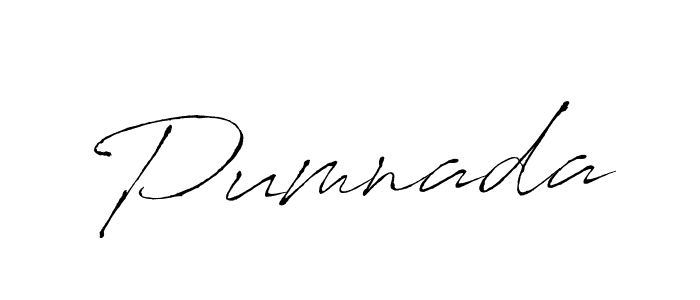 How to make Pumnada name signature. Use Antro_Vectra style for creating short signs online. This is the latest handwritten sign. Pumnada signature style 6 images and pictures png
