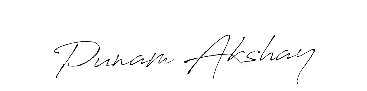 Use a signature maker to create a handwritten signature online. With this signature software, you can design (Antro_Vectra) your own signature for name Punam Akshay. Punam Akshay signature style 6 images and pictures png