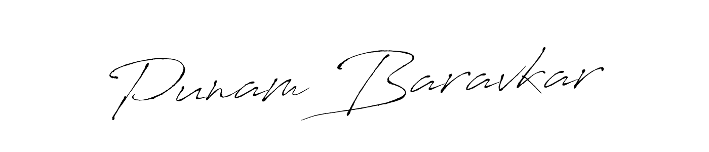 Make a beautiful signature design for name Punam Baravkar. Use this online signature maker to create a handwritten signature for free. Punam Baravkar signature style 6 images and pictures png