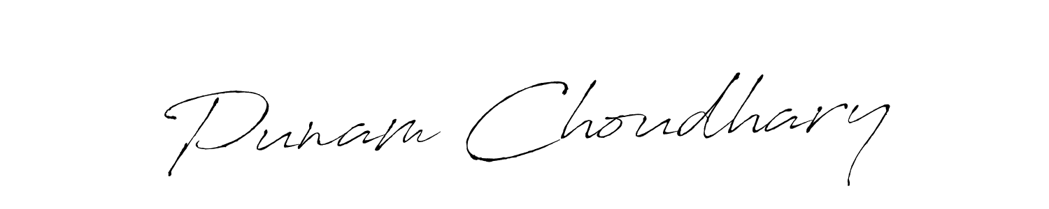 How to make Punam Choudhary signature? Antro_Vectra is a professional autograph style. Create handwritten signature for Punam Choudhary name. Punam Choudhary signature style 6 images and pictures png