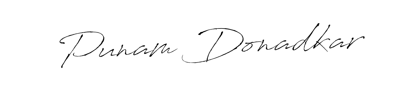 Make a beautiful signature design for name Punam Donadkar. Use this online signature maker to create a handwritten signature for free. Punam Donadkar signature style 6 images and pictures png