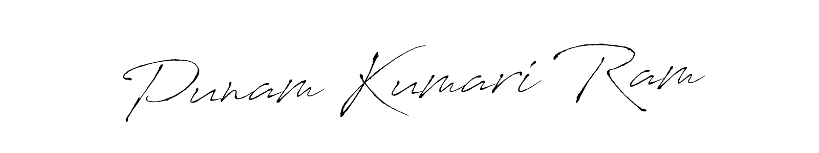 Design your own signature with our free online signature maker. With this signature software, you can create a handwritten (Antro_Vectra) signature for name Punam Kumari Ram. Punam Kumari Ram signature style 6 images and pictures png