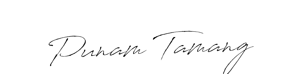 The best way (Antro_Vectra) to make a short signature is to pick only two or three words in your name. The name Punam Tamang include a total of six letters. For converting this name. Punam Tamang signature style 6 images and pictures png