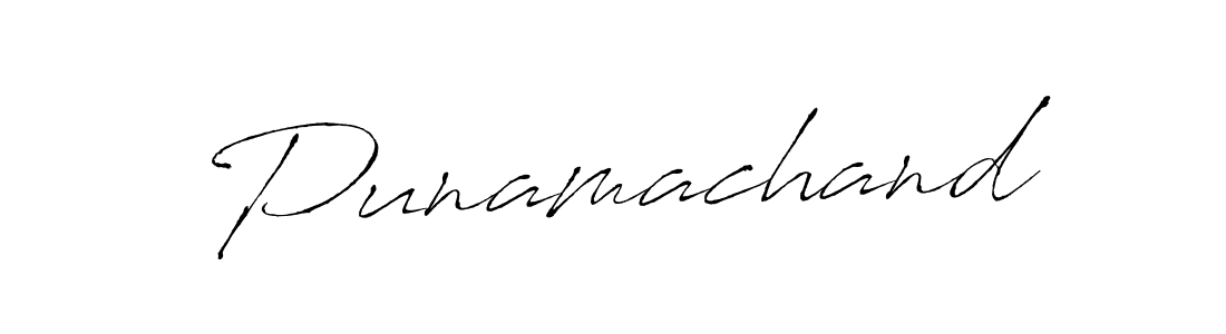 Create a beautiful signature design for name Punamachand. With this signature (Antro_Vectra) fonts, you can make a handwritten signature for free. Punamachand signature style 6 images and pictures png