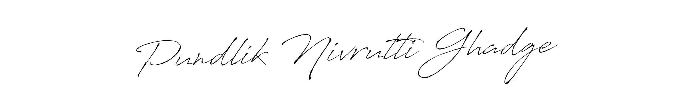 Pundlik Nivrutti Ghadge stylish signature style. Best Handwritten Sign (Antro_Vectra) for my name. Handwritten Signature Collection Ideas for my name Pundlik Nivrutti Ghadge. Pundlik Nivrutti Ghadge signature style 6 images and pictures png