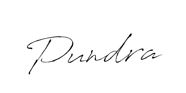 Design your own signature with our free online signature maker. With this signature software, you can create a handwritten (Antro_Vectra) signature for name Pundra. Pundra signature style 6 images and pictures png