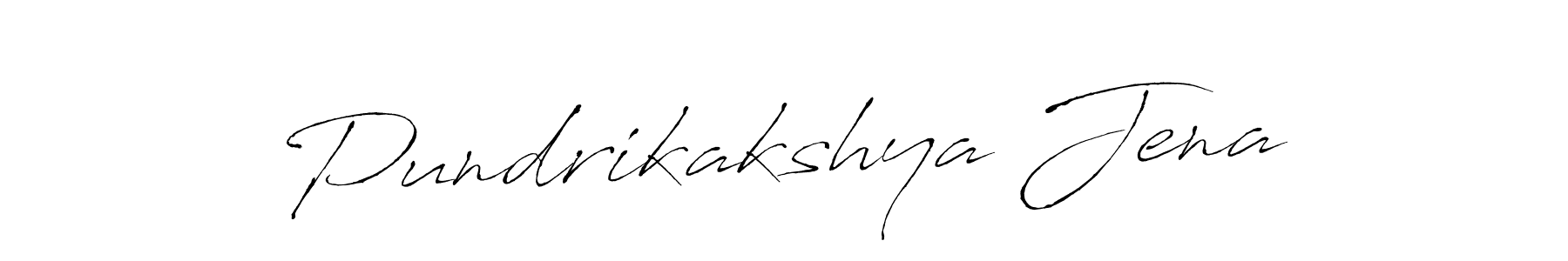 Create a beautiful signature design for name Pundrikakshya Jena. With this signature (Antro_Vectra) fonts, you can make a handwritten signature for free. Pundrikakshya Jena signature style 6 images and pictures png