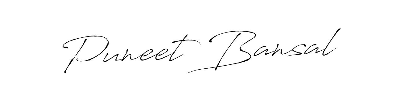 Also we have Puneet Bansal name is the best signature style. Create professional handwritten signature collection using Antro_Vectra autograph style. Puneet Bansal signature style 6 images and pictures png