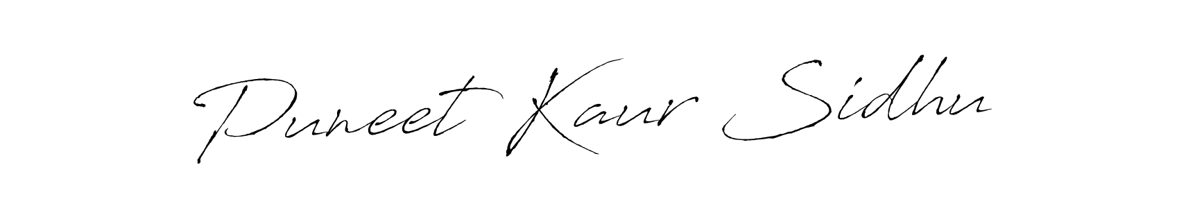 Also we have Puneet Kaur Sidhu name is the best signature style. Create professional handwritten signature collection using Antro_Vectra autograph style. Puneet Kaur Sidhu signature style 6 images and pictures png