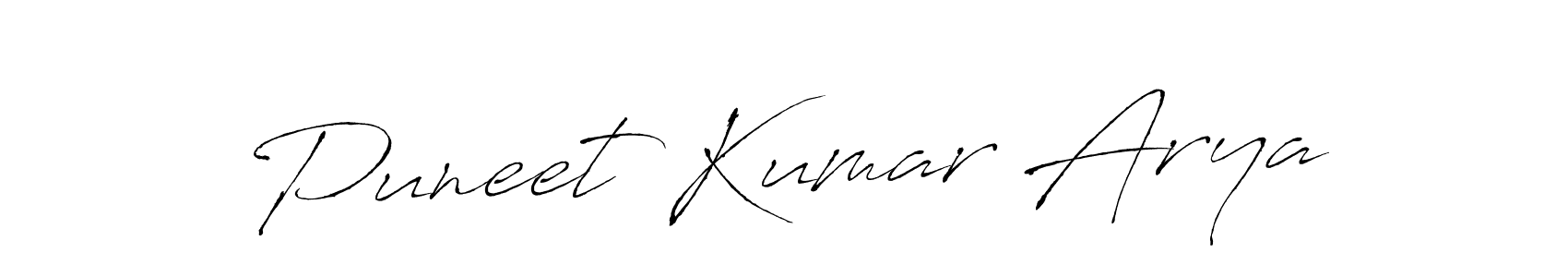 Make a short Puneet Kumar Arya signature style. Manage your documents anywhere anytime using Antro_Vectra. Create and add eSignatures, submit forms, share and send files easily. Puneet Kumar Arya signature style 6 images and pictures png