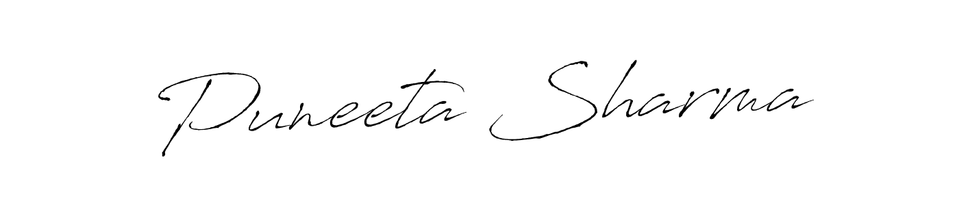 Use a signature maker to create a handwritten signature online. With this signature software, you can design (Antro_Vectra) your own signature for name Puneeta Sharma. Puneeta Sharma signature style 6 images and pictures png