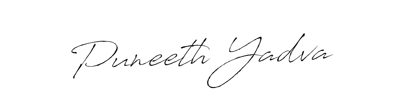 It looks lik you need a new signature style for name Puneeth Yadva. Design unique handwritten (Antro_Vectra) signature with our free signature maker in just a few clicks. Puneeth Yadva signature style 6 images and pictures png