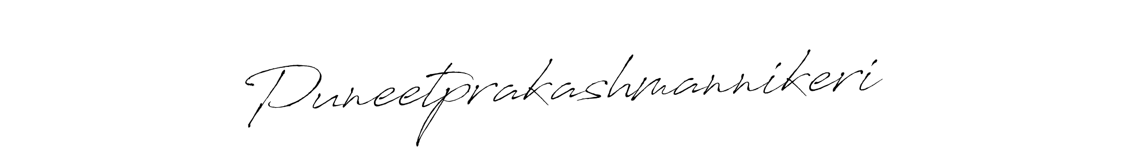 Use a signature maker to create a handwritten signature online. With this signature software, you can design (Antro_Vectra) your own signature for name Puneetprakashmannikeri. Puneetprakashmannikeri signature style 6 images and pictures png