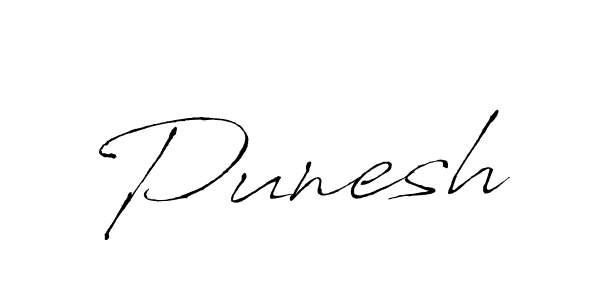 How to make Punesh signature? Antro_Vectra is a professional autograph style. Create handwritten signature for Punesh name. Punesh signature style 6 images and pictures png