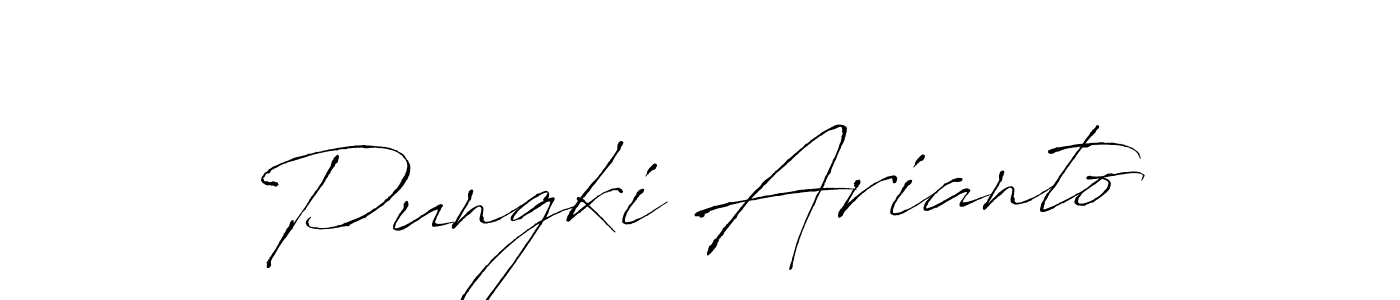 Make a short Pungki Arianto signature style. Manage your documents anywhere anytime using Antro_Vectra. Create and add eSignatures, submit forms, share and send files easily. Pungki Arianto signature style 6 images and pictures png