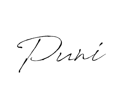 Make a beautiful signature design for name Puni. Use this online signature maker to create a handwritten signature for free. Puni signature style 6 images and pictures png