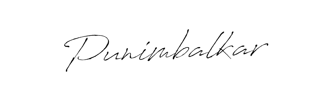 Make a beautiful signature design for name Punimbalkar. With this signature (Antro_Vectra) style, you can create a handwritten signature for free. Punimbalkar signature style 6 images and pictures png