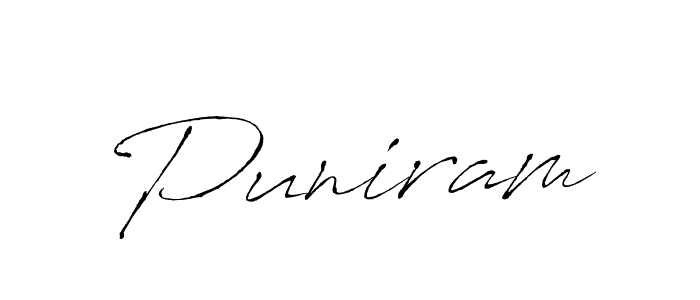 How to make Puniram signature? Antro_Vectra is a professional autograph style. Create handwritten signature for Puniram name. Puniram signature style 6 images and pictures png